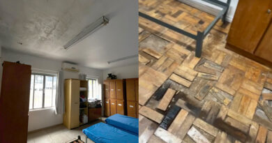Policiais civis convivem com infiltrações, mofo e risco de choque elétrico em alojamento da DPPA de Santo Ângelo