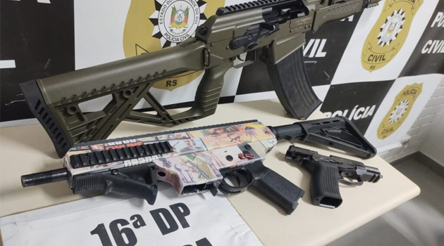 Trabalho investigativo da Polícia Civil retira armas de alto poder de fogo das mãos do crime organizado